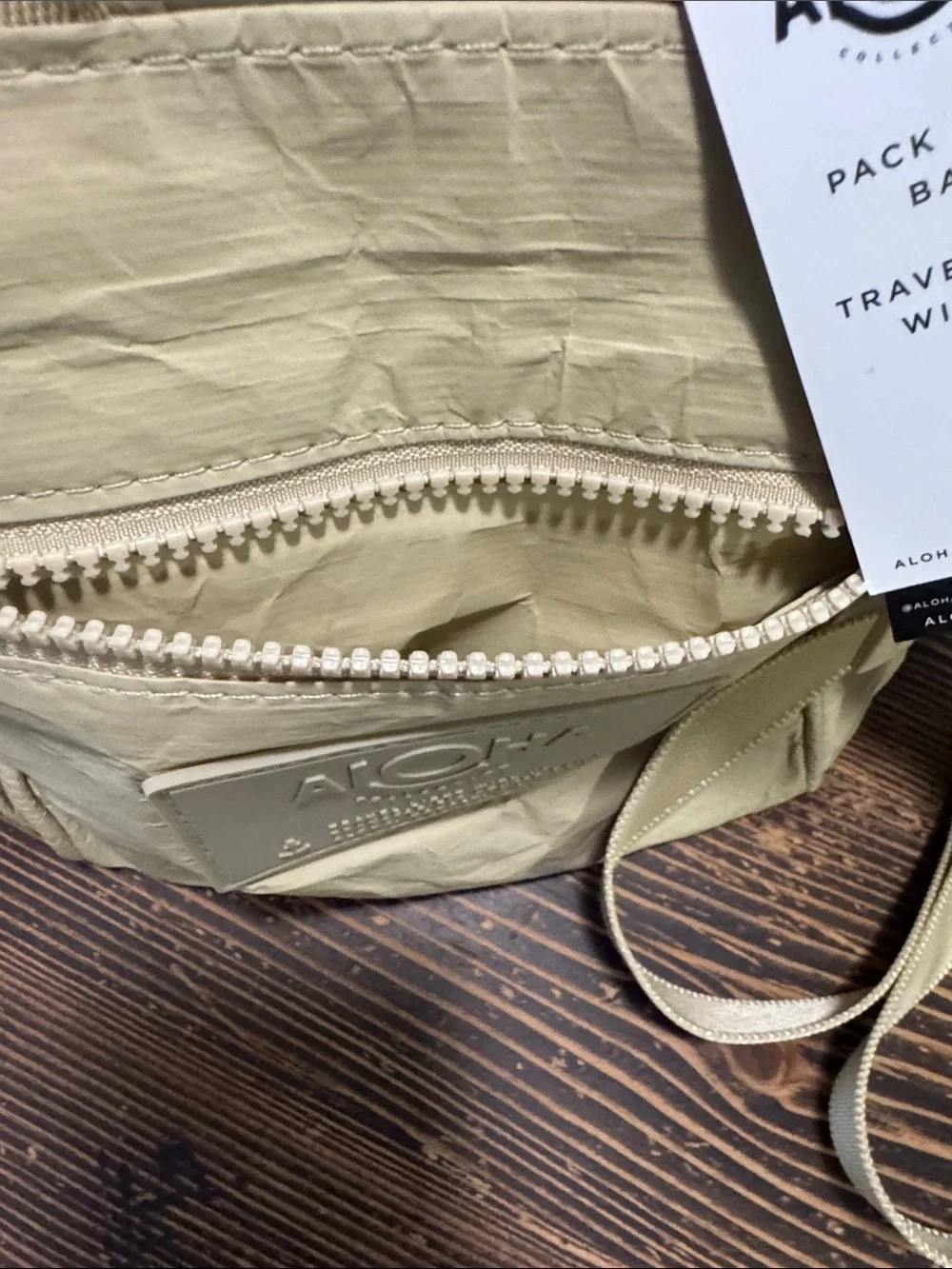 NWT ALOHA Collection Monochrome Crossbody in Dune
